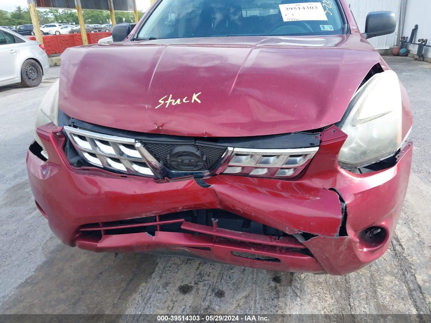 2014 Nissan Rogue Select S VIN: JN8AS5MV0EW707299 Lot: 39514303