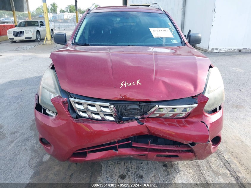 2014 Nissan Rogue Select S VIN: JN8AS5MV0EW707299 Lot: 39514303