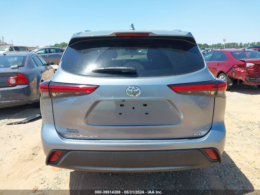 2021 Toyota Highlander Xle VIN: 5TDGZRAH8M2058468 Lot: 39514308