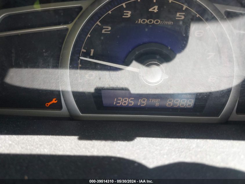 2010 Honda Civic Lx VIN: 2HGFA1F57AH548706 Lot: 39514310