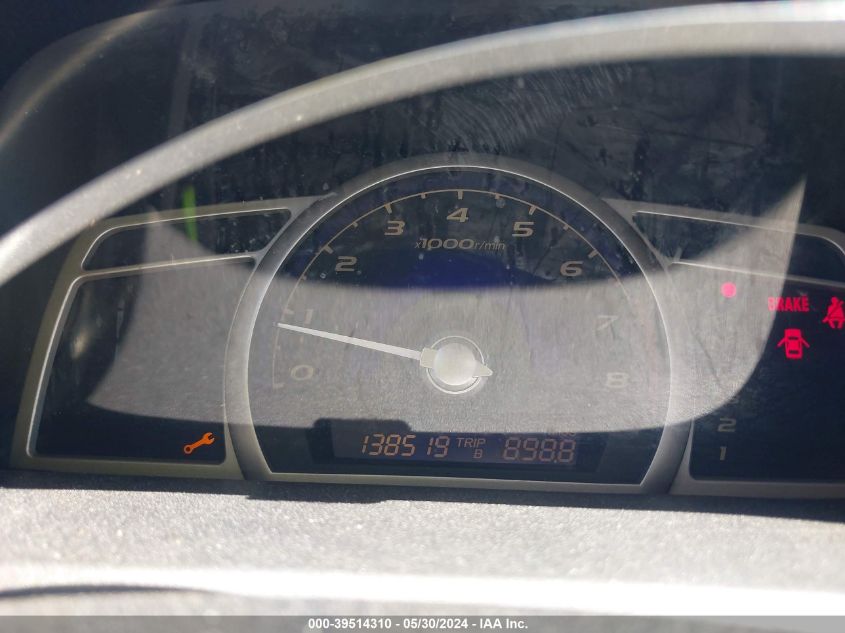 2010 Honda Civic Lx VIN: 2HGFA1F57AH548706 Lot: 39514310