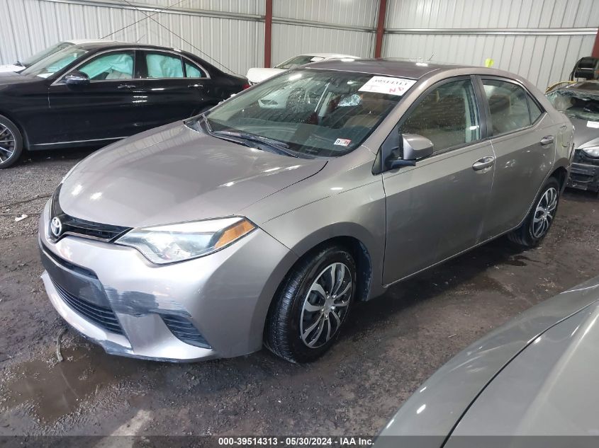 2014 Toyota Corolla Le VIN: 5YFBURHE4EP042847 Lot: 39514313