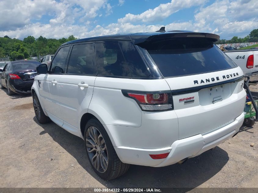 2016 Land Rover Range Rover Sport 5.0L V8 Supercharged/5.0L V8 Supercharged Dynamic VIN: SALWR2EF9GA565353 Lot: 39514322