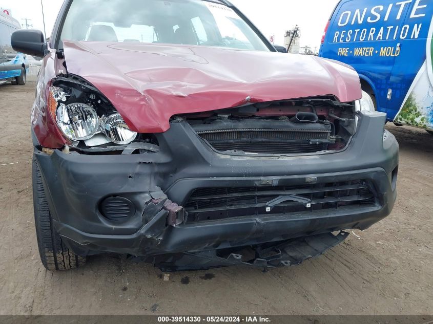 2005 Honda Cr-V Lx VIN: JHLRD68595C007083 Lot: 39514330