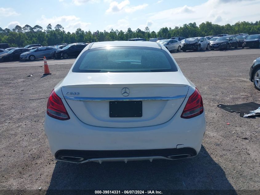 2016 Mercedes-Benz C 300 Luxury/Sport VIN: 55SWF4JB7GU125104 Lot: 40342661