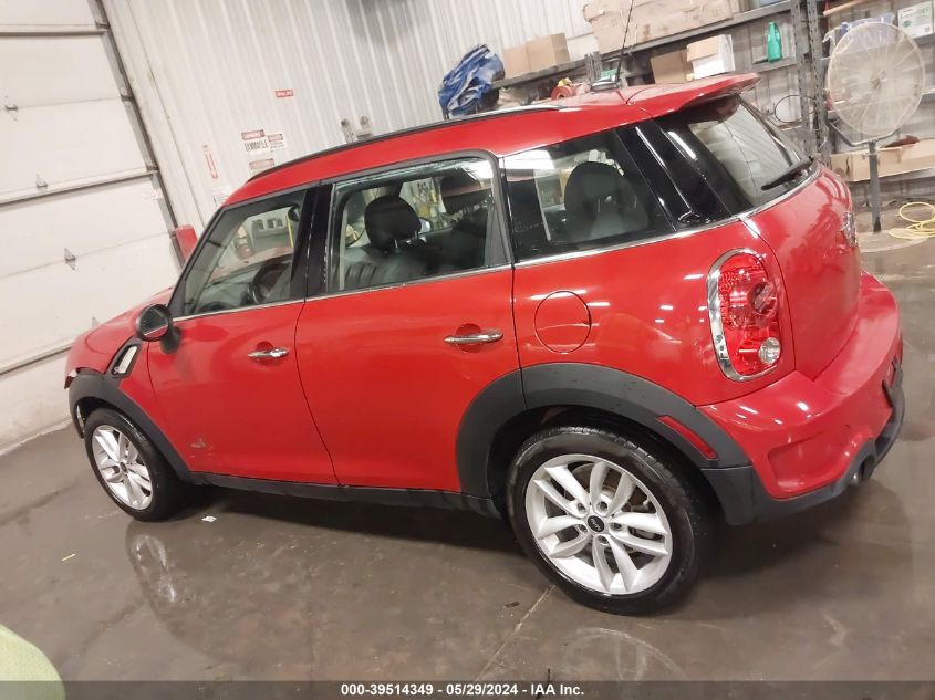 2013 Mini Countryman Cooper S VIN: WMWZC5C53DWP31752 Lot: 39514349