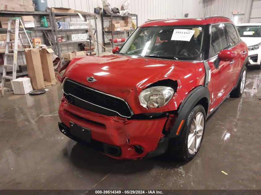 2013 Mini Countryman Cooper S VIN: WMWZC5C53DWP31752 Lot: 39514349