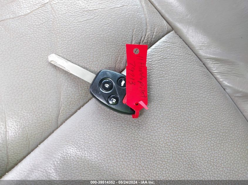 2011 Honda Pilot Ex-L VIN: 5FNYF3H50BB046385 Lot: 39514352