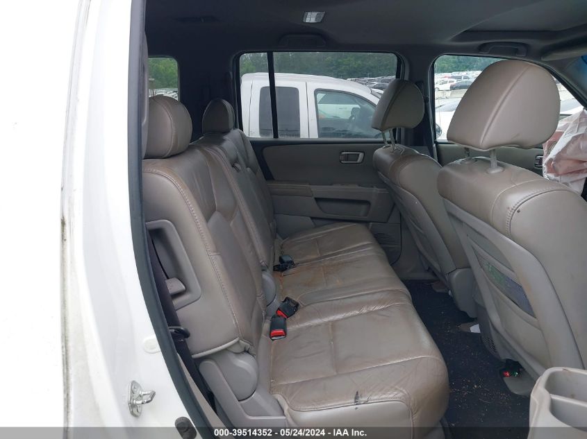 2011 Honda Pilot Ex-L VIN: 5FNYF3H50BB046385 Lot: 39514352