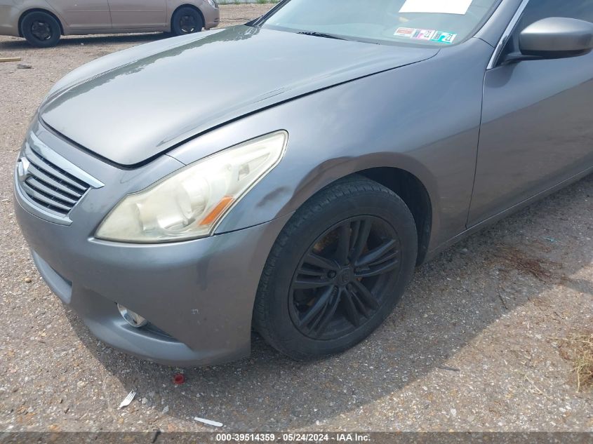 2012 Infiniti G25X VIN: JN1DV6AR4CM860390 Lot: 39514359