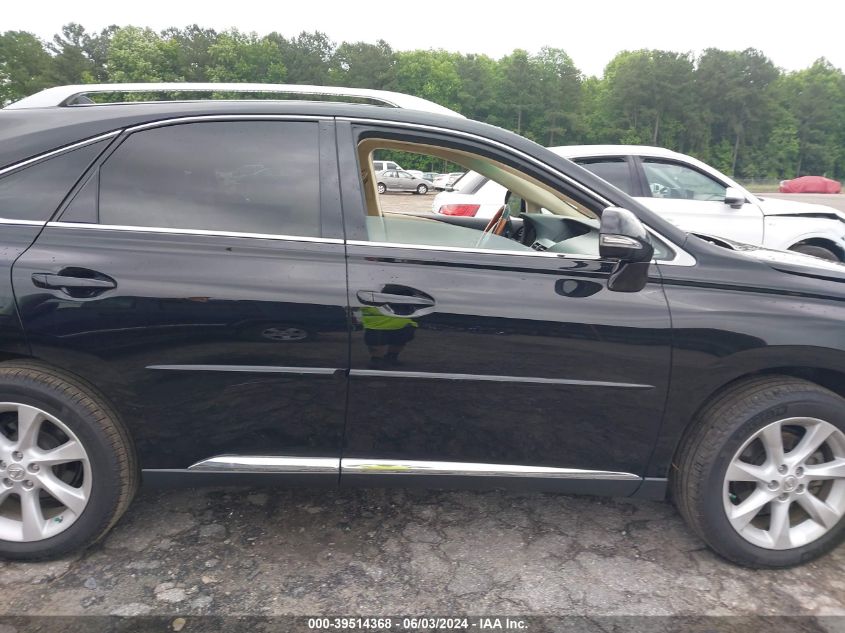 2012 Lexus Rx 350 VIN: 2T2ZK1BA4CC086660 Lot: 39514368