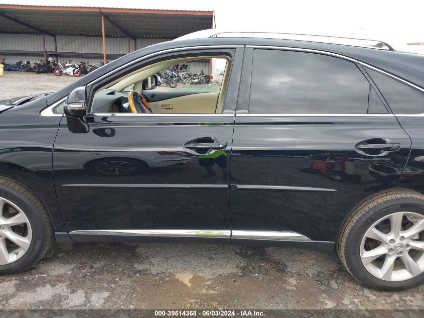 2012 Lexus Rx 350 VIN: 2T2ZK1BA4CC086660 Lot: 39514368