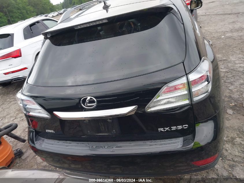 2012 Lexus Rx 350 VIN: 2T2ZK1BA4CC086660 Lot: 39514368