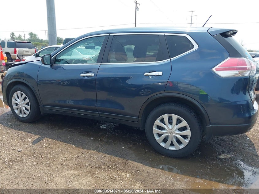 2015 Nissan Rogue S VIN: 5N1AT2ML3FC864054 Lot: 39514371