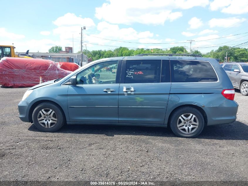 2005 Honda Odyssey Ex-L VIN: 5FNRL38745B073723 Lot: 39514375