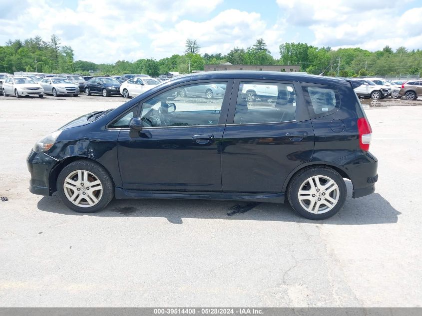 2008 Honda Fit Sport VIN: JHMGD38678S027174 Lot: 39514408