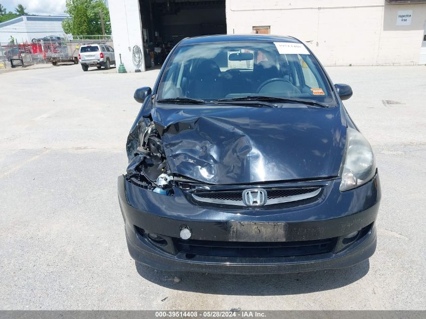 2008 Honda Fit Sport VIN: JHMGD38678S027174 Lot: 39514408