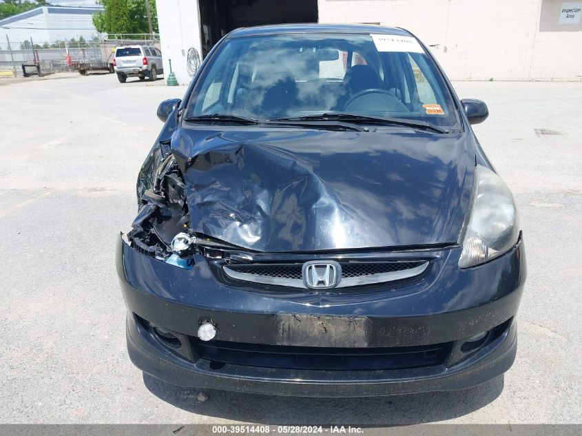 2008 Honda Fit Sport VIN: JHMGD38678S027174 Lot: 39514408