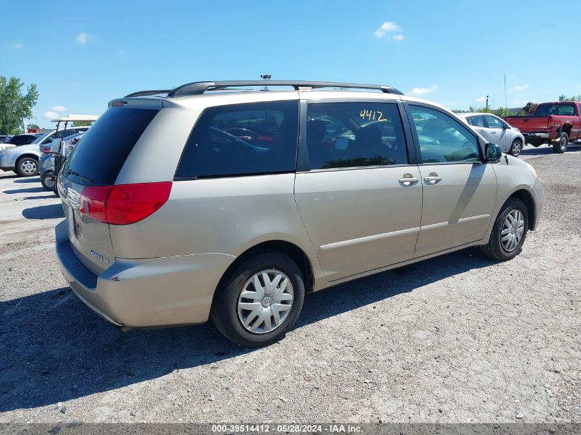 2008 Toyota Sienna Le VIN: 5TDZK23C28S197829 Lot: 39514412