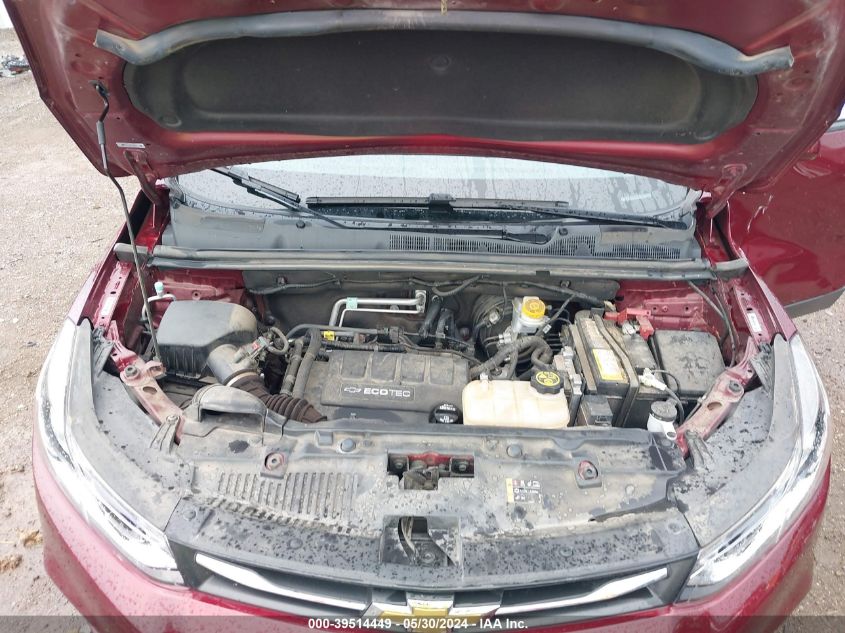 2017 Chevrolet Trax Ls VIN: 3GNCJKSB5HL145027 Lot: 39514449