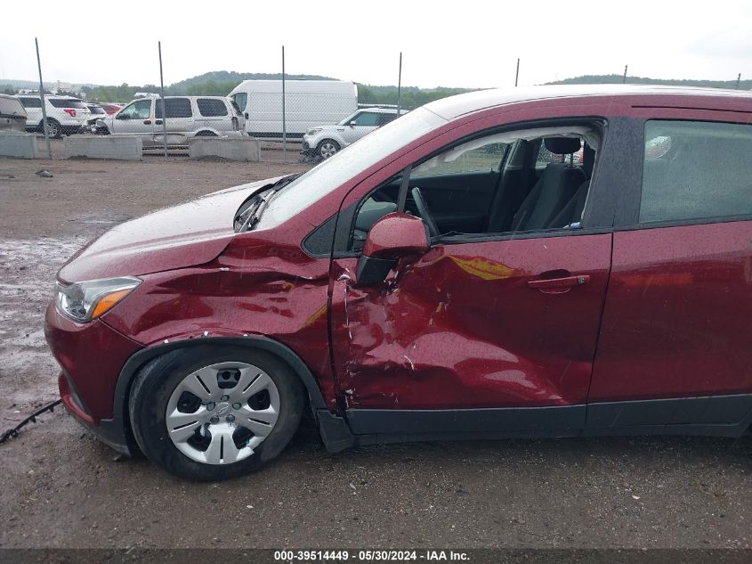 2017 Chevrolet Trax Ls VIN: 3GNCJKSB5HL145027 Lot: 39514449