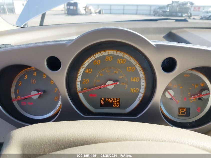 2007 Nissan Murano Sl VIN: JN8AZ08W37W64441 Lot: 39514451