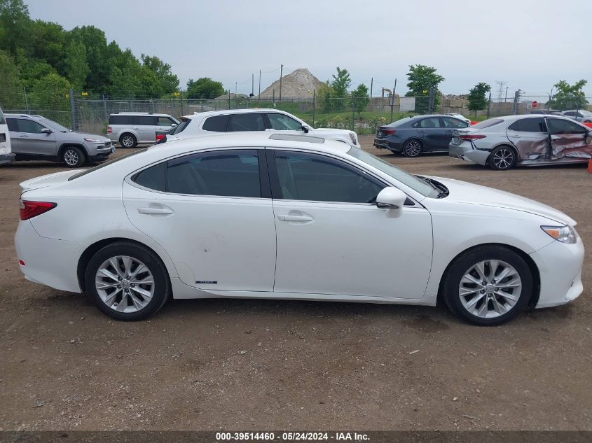 2013 Lexus Es 300H VIN: JTHBW1GG2D2021828 Lot: 39514460