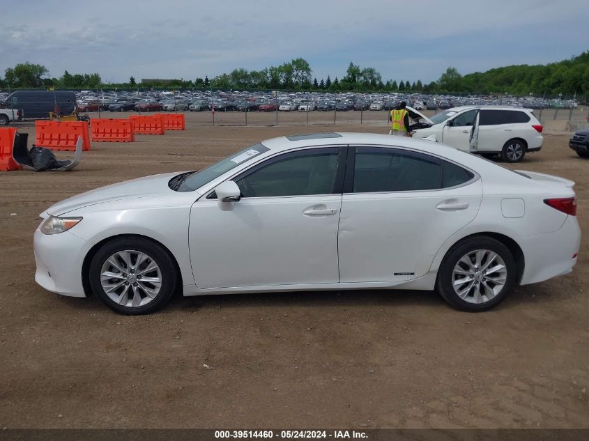 2013 Lexus Es 300H VIN: JTHBW1GG2D2021828 Lot: 39514460