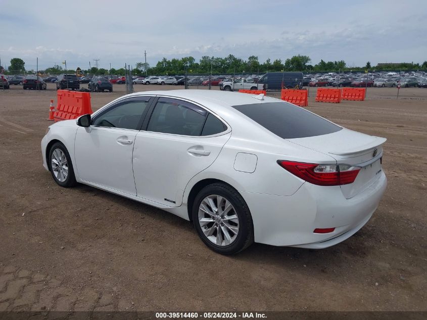 2013 Lexus Es 300H VIN: JTHBW1GG2D2021828 Lot: 39514460