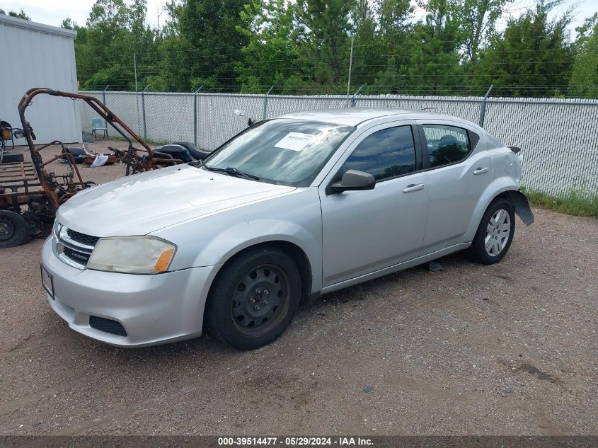 2012 Dodge Avenger Se VIN: 1C3CDZAB8CN103328 Lot: 39514477