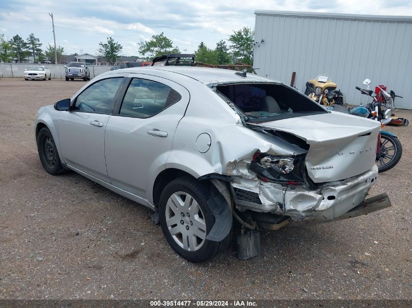 2012 Dodge Avenger Se VIN: 1C3CDZAB8CN103328 Lot: 39514477