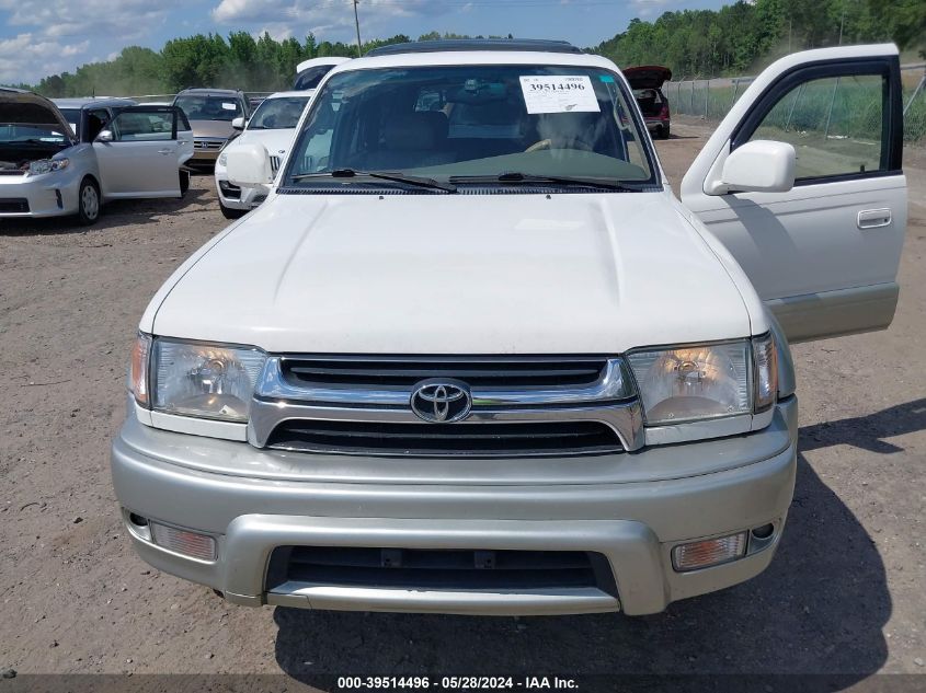 2001 Toyota 4Runner Limited V6 VIN: JT3HN87R010329147 Lot: 39514496