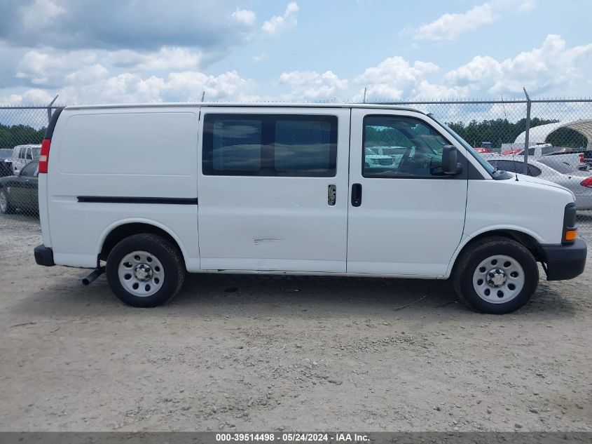 2014 Chevrolet Express 1500 Work Van VIN: 1GCSGAFX1E1157892 Lot: 39514498