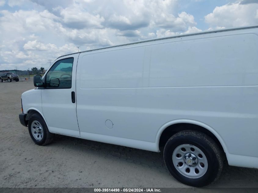 2014 Chevrolet Express 1500 Work Van VIN: 1GCSGAFX1E1157892 Lot: 39514498