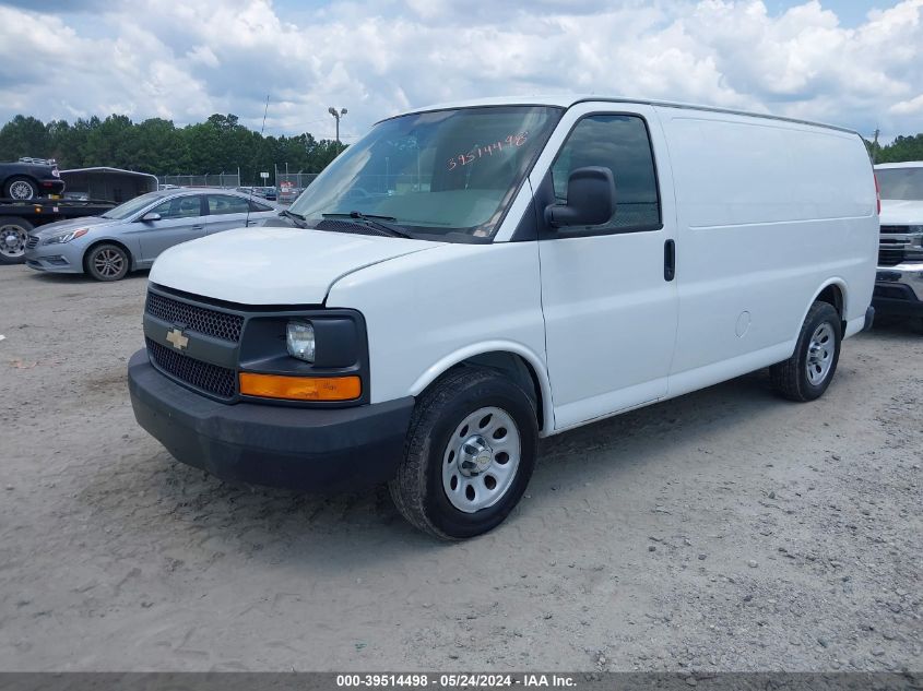 2014 Chevrolet Express 1500 Work Van VIN: 1GCSGAFX1E1157892 Lot: 39514498