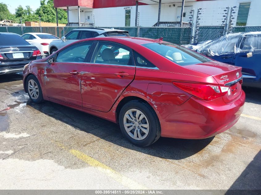 2011 Hyundai Sonata Gls VIN: 5NPEB4AC2BH206023 Lot: 39514511