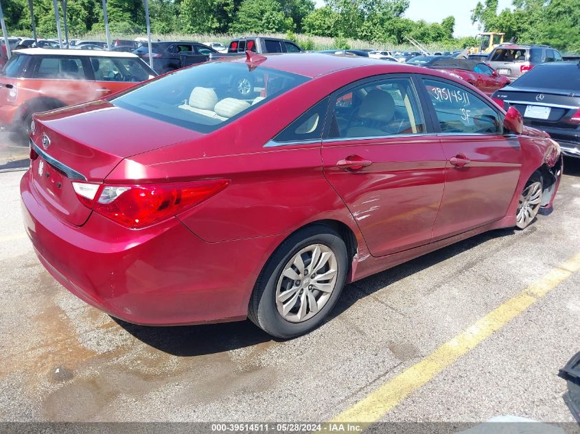 2011 Hyundai Sonata Gls VIN: 5NPEB4AC2BH206023 Lot: 39514511