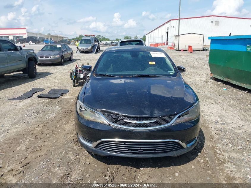 2015 Chrysler 200 Limited VIN: 1C3CCCABXFN652713 Lot: 39514525