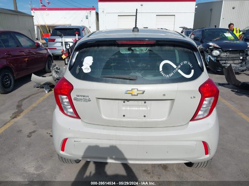 2016 Chevrolet Spark Ls Manual VIN: KL8CA6SA1GC628640 Lot: 39514534