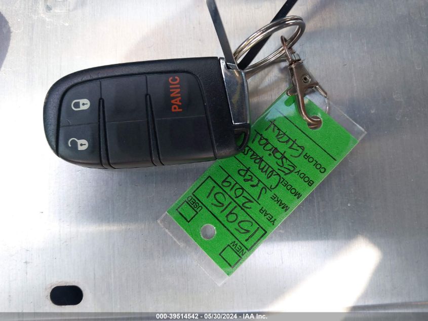 2019 Jeep Compass Trailhawk 4X4 VIN: 3C4NJDDB5KT681963 Lot: 39514542