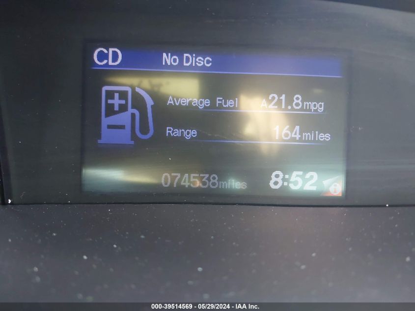 2012 Honda Civic Lx VIN: 19XFB2F53CE377498 Lot: 39514569