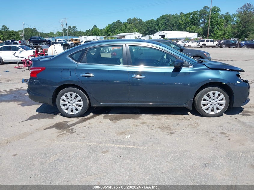 2017 Nissan Sentra Sv VIN: 3N1AB7AP0HY226742 Lot: 39514575