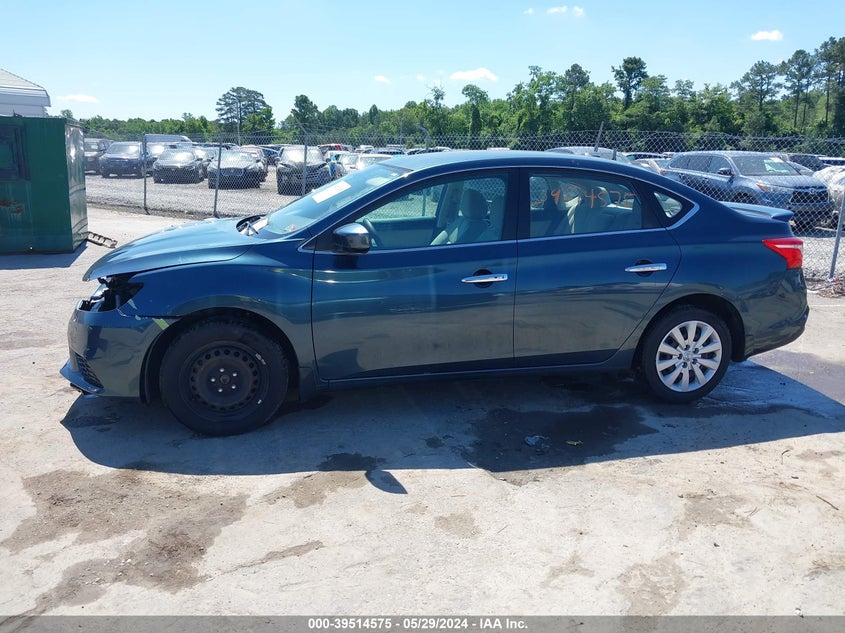2017 Nissan Sentra Sv VIN: 3N1AB7AP0HY226742 Lot: 39514575