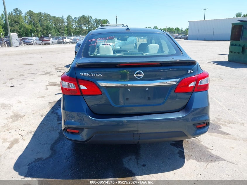 2017 Nissan Sentra Sv VIN: 3N1AB7AP0HY226742 Lot: 39514575