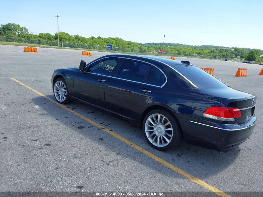 2008 BMW 750Li VIN: WBAHN83528DT85380 Lot: 39514599