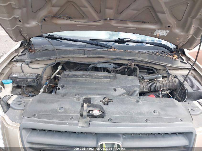 2003 Honda Pilot Ex VIN: 2HKYF18463H529992 Lot: 39514602