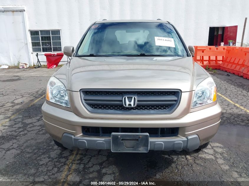 2003 Honda Pilot Ex VIN: 2HKYF18463H529992 Lot: 39514602