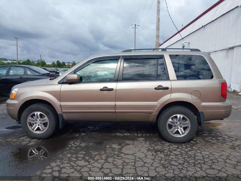 2003 Honda Pilot Ex VIN: 2HKYF18463H529992 Lot: 39514602