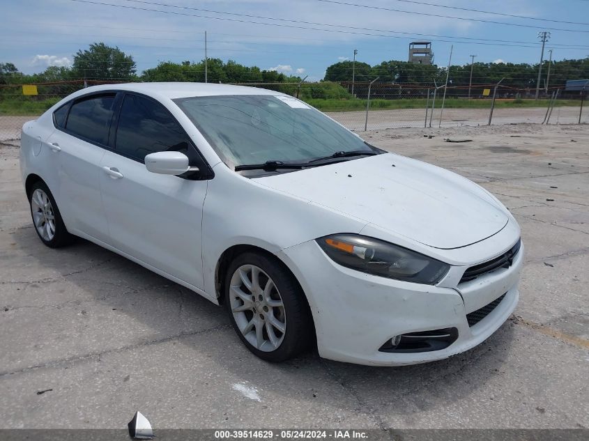 2013 Dodge Dart Sxt VIN: 1C3CDFBA3DD329143 Lot: 39514629