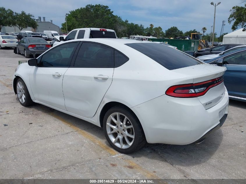 2013 Dodge Dart Sxt VIN: 1C3CDFBA3DD329143 Lot: 39514629